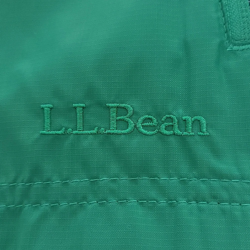 L.L. Bean Green Rain Jacket - Picture 7 of 7